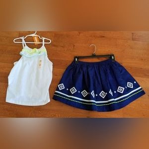 Girls size 10, Gymboree, New with tags, Blue Safari line, will spilt